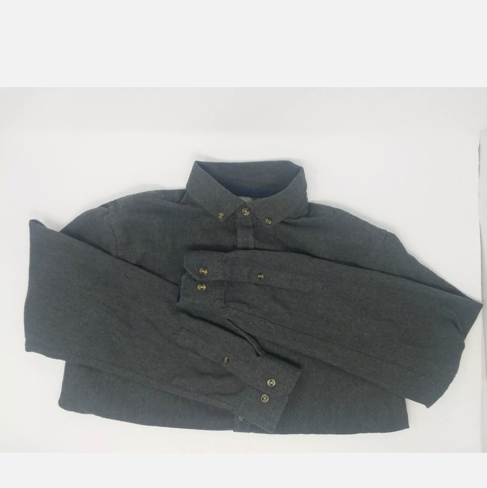 Men's Steel & Jelly Gray Button Up Shirt Size Med.